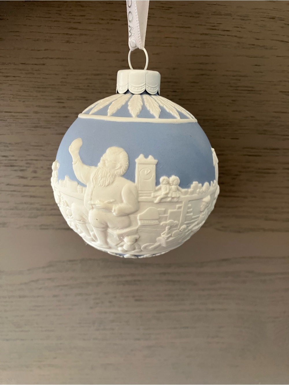 Wedgwood Jasperware Bulb Christmas Ornament